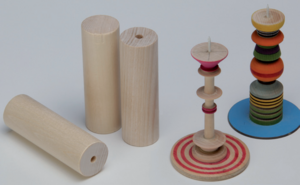 Lime wooden dowels 90x30mm